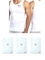 Pack of 3 | Oreal Men's Sando Banyan | Original Oreal Vest | 100% Cotton | White Colour. 