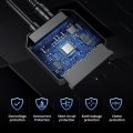 POSUGEAR SATA USB 3.0 Adapter, 5 Gbps Super Speed USB to SATA Cable for External 2.5 Inches/3.5 Inch HDD/SSD SATA I/II/III Hard Drive Adapter, Support UASP, External Power Supply 12V 2A Power Adapter, Compatible with PC, MacBook, PS5, Xbox, PS4. 