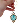 Game Impact Fontaine Sumeru Wanderer Light Pervious Key Chain 7 Element Eye Of Original God Cosplay Toy KeyRing. 