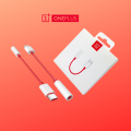 Original Oneplus Earphone Jack Adapter Type-C to 3.5mm Headphone Convertor Cable - Audio Jack Adapter. 