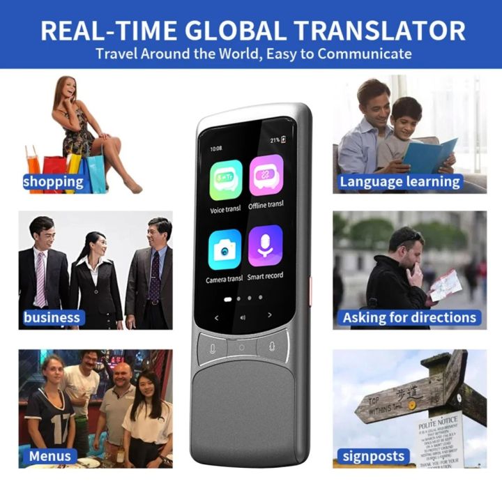 Z3 Language Translator Device Built-in 134 Languages Translator Device With 3.1-inch IPS Screen Portable Translator For Learning