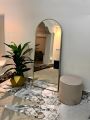 The Oak Furniture Full Length Wall Mounted Mirror with stand For Living Room , Full Length Standing Mirror , Long Wall Standing Mirror, Full Size Standing Mirror For Bedroom , Full Size Standing Mirror With Stand. 