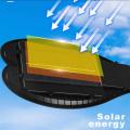 Solar Street Lights Outdoor LED 6 cob Solar Parking lot Lights, High Battery Backup, Adjustable Angle, Remote Control with 3 Lighting Modes, IP65 Waterproof Security Solar Motion Sensor Light. 