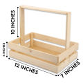 Wooden Basket | 5 Pcs Set | For | Home Decoration | Weddings, Engagments, Shadi, Nikkah, Mendhi | Party Supplies, Gifts, Indoor & Outdoor Festival & Events |. 