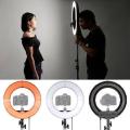 36cm Professional Studio Ring Light Lamp Fill With Mobile Holder Tripod Stand And Different Accessories. 