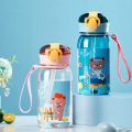 Kids Water Sippy Cup With Straw Cartoon Leakproof Water Bottles Outdoor Portable Drink Bottle Children's Lovely Cup. 
