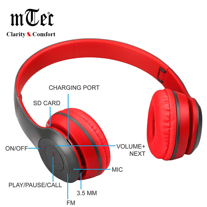 mTec%20Wireless%20Headphones%20P47%20Bluetooth%20Fold-able%20Headset%20with%20Stereo%20Earphones%20Red%20-%20Image%206