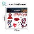 Halloween Scar Temporary Tattoos,Realistic Face Scar Blood Wounds Zombie Vampire Bite Spider Stitches Bloody Tattoo Sticker. 
