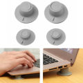 4Pcs Laptop Cooling Stand Heat Reduction Pad For PC Laptops Soft Silicone Feet Holder Notebook Support Height Increase Bracket. 
