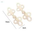 Chinese Knot Frog Buttons Traditional Handcraft Button Decor Clothes Buttons 2Pcs for Coats Costumes. 