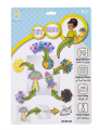 Education Toys For beads Water Fuse Beads Kit for Kids | 2000+ PCS Colorful Beads Set with Board & Accessories (Age 6+). 