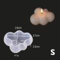 Ice Cube Mold Cake Mold Resin Craft Mold Aromatherapy Candle Mold Silicone Candle Mold Cloud-shaped Candle Mold. 