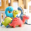 Small dinosaur doll cute little dinosaur plush toy Tyrannosaurus rex doll wedding rag doll grab machine doll. 