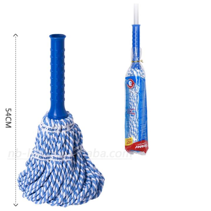 YYS%20Mop%20Wiper%20Heavy%20Duty%20Twist%20Mop%20Iron%20Rod%20With%20Free%20Wiper%20Cotton%20Hand%20Release%20Washing%20Mop%20for%20Floor%20Cleaning%20Dry%20&%20Wet%20Mops%20with%20Wringer,%20Removable%20Washable%20Heads,%2057.7inch%20Long%20Handle,%20Scouring%20Pad%20-%20Image%208