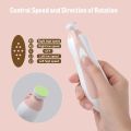 Baby Nail File Kit Trimmer Safe Electric Baby Nail Clipper with LED Light for Newborn Toddler & Kids Toes and Fingernails Care Polish & Trim. 