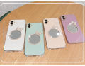For Samsung Galaxy A05 / A05s Back Cover with Bowknot Mirror Luxury 6D Plating Square Bumper Girls Makeup Phone Case Shiny Soft Silicone Full Camera Protection Cases Pouch. 