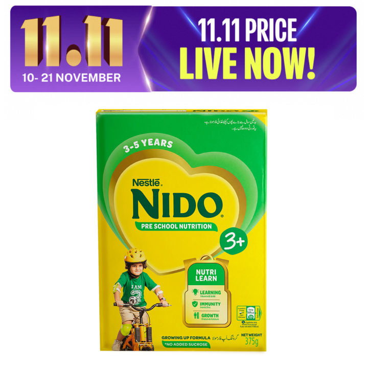 NESTLE NIDO Pre School Nutrition 3+ Powder 375g