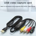 Vhs to Digital Connector 1080p Usb Video Capture Card Adapter for Vhs Vcr Tv to Digital Converter Windows Mac Linux Android Compatible Video Capture Adapter. 