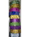 Glitter Tape Multicolor (10 Pcs). 