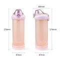 480ml Bottle with Secret Compartment Drinkware Plastic Leakproof Sports Water Bottle Opaque Hiding Phone Bottle Swim. 