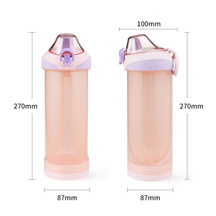 480ml Bottle with Secret Compartment Drinkware Plastic Leakproof Sports Water Bottle Opaque Hiding Phone Bottle Swim