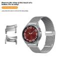 20mm No Gaps Strap for Galaxy Watch 6/5/4 5pro 40mm 44mm 43mm 47mm 45mm Magnetic Button Milanese Band for Galaxy Watch 6 Classic. 
