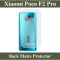 Xiaomi Poco F2 Pro Soft Skin Fiber Sheet Back Matte Protector For Xiaomi Poco F2 Pro. 