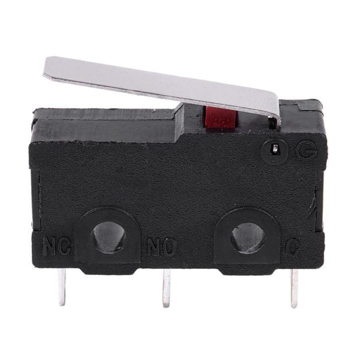 SPDT 3-Pin Micro-Limit Switch-40Pcs Micro-Limit Switch-Black&Silver