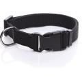 Dog Neck Nylon Black Clip Collar - Adjustable. 