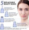 Blackhead Remover Pore Vacuum Electric Pore Cleanser USB Rechargeable Face Cleaner Skin Glow Electric Cleanser. 