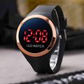 Round LED Digital Sports Watch for Boys/Girls/Kid's With Normal Box / Silicon Strap / Colors Available / Time Watch. 