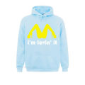 Men Tricolor I'm Loving It Inapropriate Offensive Sex Harajuku Hoodies Funny Humor Joke Rude Fall Cotton Sportswear Tshirt. 