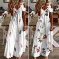 Party Dress Loose Cut-out Long Dress. 