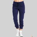 6-Pocket Slim Fit Cotton Cargo Trousers for Women and Girls. 