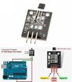 Hall Effect sensor KY-003 Magnetic Sensor DC 5V 3144EUA-S Arduino PIC AVR Smart. 
