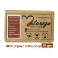 Natureza Handmade Organic Coffee scrub soap Anti aging 85g. 