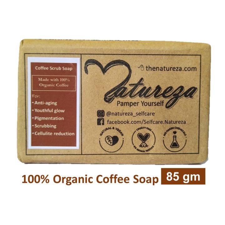 Natureza%20Handmade%20Organic%20Coffee%20scrub%20soap%20Anti%20aging%2085g%20-%20Image%202