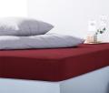 Maroon Color Jersey Cotton Fitted Bedsheet Beddys Studio. 