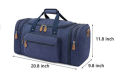 Blue canvas Travel bag for Travelling and picnic weekender Duffle Bag for clothes high storage capacity. 