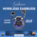 Air39 Wireless Earbuds (Black) — True Wireless TWS | Bluetooth 5.0 | 6h Playtime | HD Sound & Deep Bass | Built-in Mic | Comfortable Fit. 
