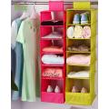 5 Shelf Clothes Hanging Organizers Pant Organizers Holder Wardrobe Section Storage Closet Organiser Shoe Clothes Garment. 