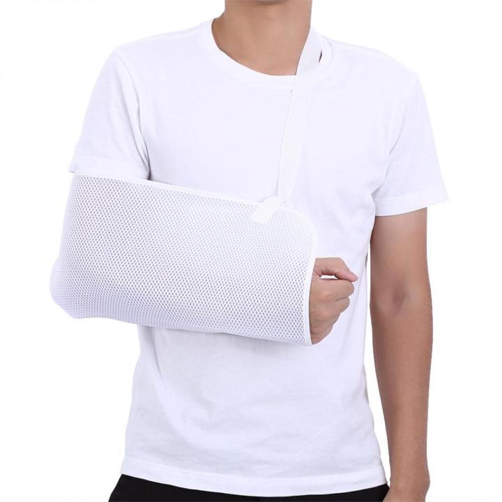 Adjustable Arm Wrist Fracture Sling Breathable Support Elbow Shoulder Protector Dislocation Broken Immobilizer Medical 2 Colors