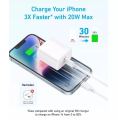 Anker Select Charger 20W,  Compact high Speed USB C Wall Charger, for iPhone 13/13 Mini/13 Pro/13 Pro Max/12. 