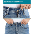 Pants Waist Button Extender 12Pcs for Jeans - Women Men- 1/1.4 Inches. 