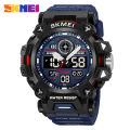 SKMEI  Dual-Display Electronic Wristwatches With Luminous 50m Waterproof Mutifunctional Sports Watch For Men 2226. 