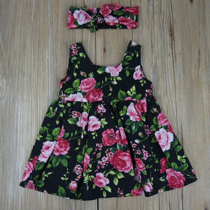 Little girls floral dresses best sale