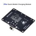 24w QC3.0 QC2.0 2-Channel 6-32V DC Supply to 5v 9v 12v (Auto) Fast Charger Double USB 12v Battery to Quick Mobile Charging Circuit Board. 