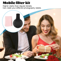 52mm Phone Lens Filter with Clip for Smartphone Universal ND2-400 Variable Filter for Mobile Phone Camera Lens. 