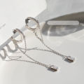 Prevent Allergy 925 Silver Needle Tassel Round Bead Long Drop Earring For Women Party Wedding Jewelry eh1047. 