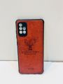 Asfand Brothers For  Samsung A51 Hybrid Soft TPU Deer Pattern Leather Shockproof Case Cover -  Samsung A51 Back Cover. 